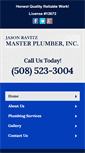 Mobile Screenshot of jasonravitzmasterplumber.com
