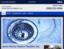 Tablet Screenshot of jasonravitzmasterplumber.com